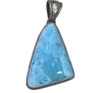 MARAHLAGO Large Larimar Pendant